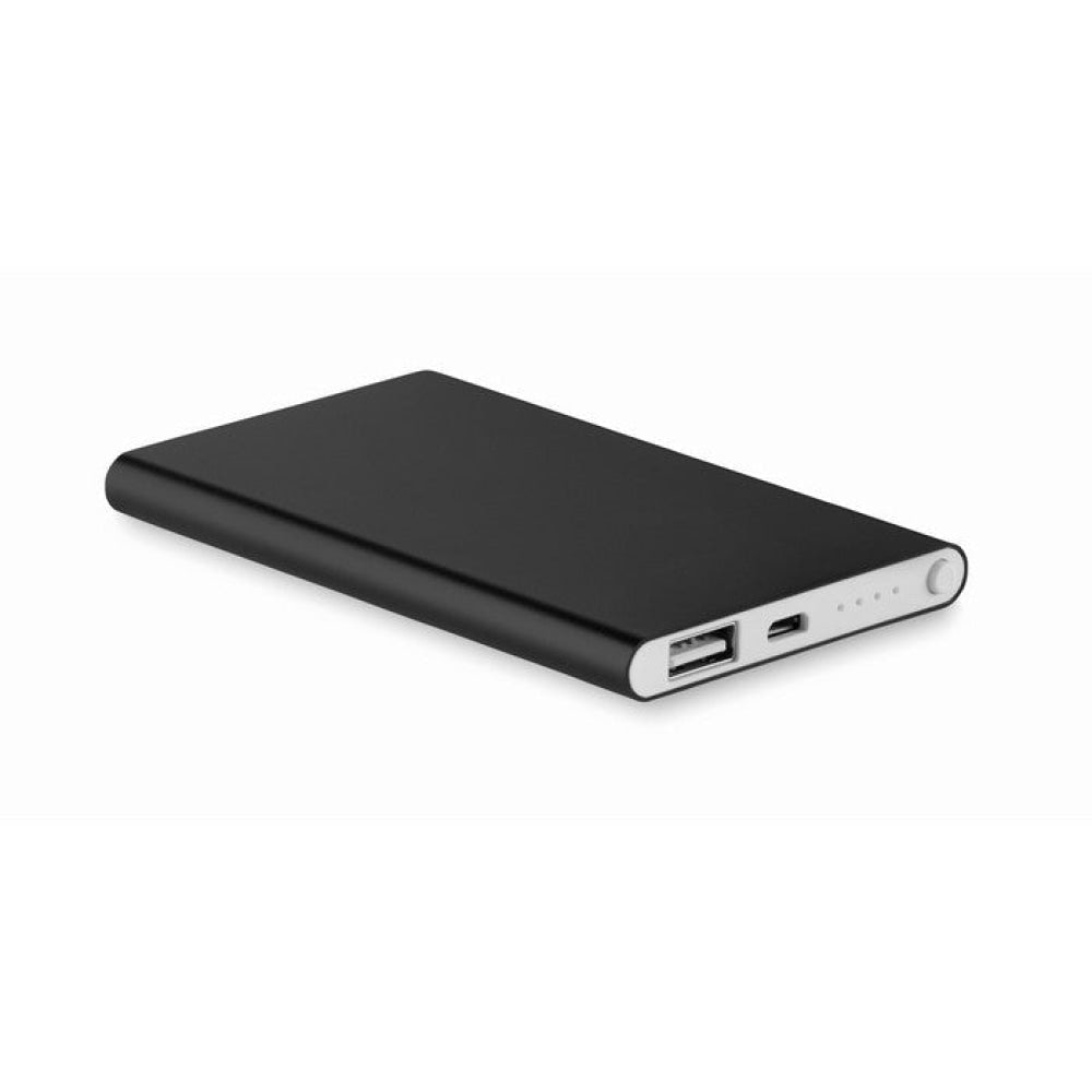 POWERFLAT - Nero - UFFICIO - Midocean - Office, Power Bank In Alluminio Da 400 Mo8735, Powerbanks