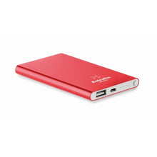 Carica l&#39;immagine nel visualizzatore di Gallery, POWERFLAT - UFFICIO - Midocean - Office, Power Bank In Alluminio Da 400 Mo8735, Powerbanks