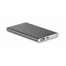 Carica l&#39;immagine nel visualizzatore di Gallery, POWERFLAT - Titanio - UFFICIO - Midocean - Office, Power Bank In Alluminio Da 400 Mo8735, Powerbanks