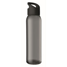 Carica l&#39;immagine nel visualizzatore di Gallery, PRAGA GLASS - Nero - CASA E VIVERE - Midocean - Borraccia In Vetro Mo9746, Drinking Bottle, Home &amp; Living