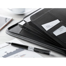 Carica l&#39;immagine nel visualizzatore di Gallery, PRIME - Nero - UFFICIO - Midocean - Office, Portablocco A4 Chiusura A Zip Kc2387, Portfolio / Conferen