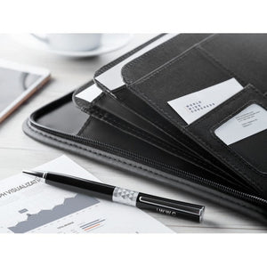 PRIME - Nero - UFFICIO - Midocean - Office, Portablocco A4 Chiusura A Zip Kc2387, Portfolio / Conferen
