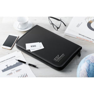 PRIME - Nero - UFFICIO - Midocean - Office, Portablocco A4 Chiusura A Zip Kc2387, Portfolio / Conferen