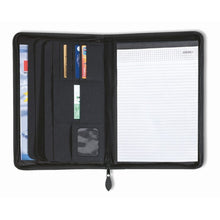 Carica l&#39;immagine nel visualizzatore di Gallery, PRIME - Nero - UFFICIO - Midocean - Office, Portablocco A4 Chiusura A Zip Kc2387, Portfolio / Conferen