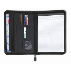 PRIME - Nero - UFFICIO - Midocean - Office, Portablocco A4 Chiusura A Zip Kc2387, Portfolio / Conferen