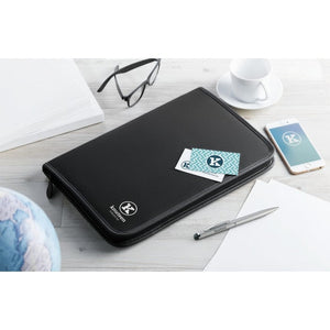 PRIME - Nero - UFFICIO - Midocean - Office, Portablocco A4 Chiusura A Zip Kc2387, Portfolio / Conferen