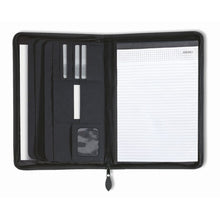 Carica l&#39;immagine nel visualizzatore di Gallery, PRIME - Nero - UFFICIO - Midocean - Office, Portablocco A4 Chiusura A Zip Kc2387, Portfolio / Conferen