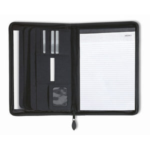 PRIME - Nero - UFFICIO - Midocean - Office, Portablocco A4 Chiusura A Zip Kc2387, Portfolio / Conferen