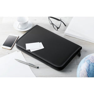 PRIME - Nero - UFFICIO - Midocean - Office, Portablocco A4 Chiusura A Zip Kc2387, Portfolio / Conferen