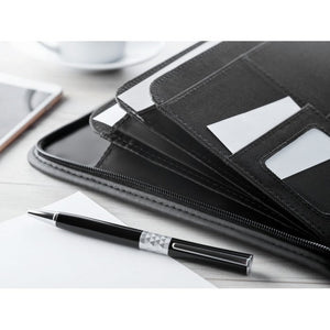 PRIME - Nero - UFFICIO - Midocean - Office, Portablocco A4 Chiusura A Zip Kc2387, Portfolio / Conferen