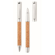 Carica l&#39;immagine nel visualizzatore di Gallery, QUERCUS - Legna - SCRIVERE - Midocean - Pen, Set Penne In Sughero Mo9678, Writing