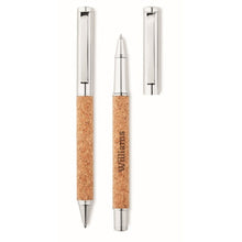 Carica l&#39;immagine nel visualizzatore di Gallery, QUERCUS - Legna - SCRIVERE - Midocean - Pen, Set Penne In Sughero Mo9678, Writing