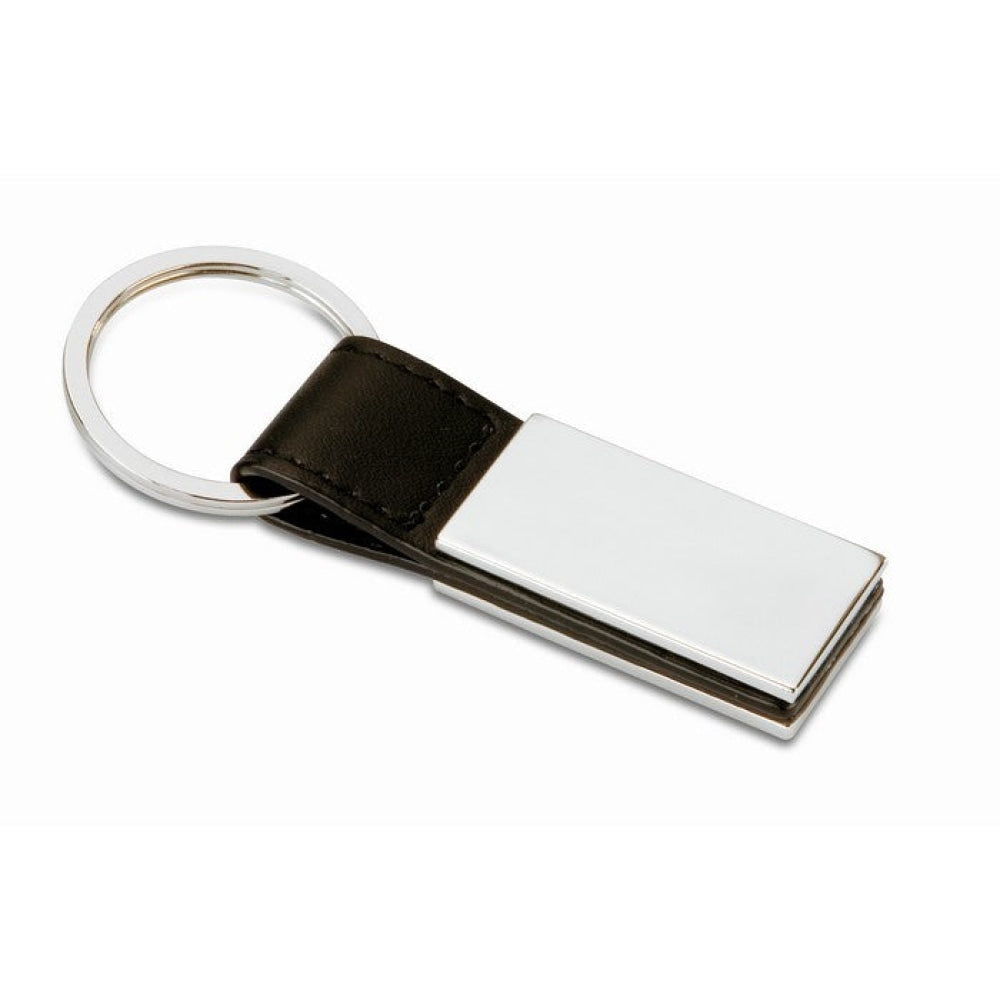 RECTANGLO - Nero - PREMI - Midocean - Key Rings / Chains /, Portachiavi In Pu Kc6788, Premiums