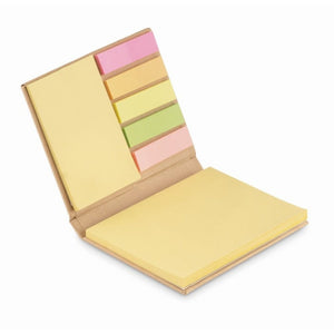 RECYCLO - Beige - UFFICIO - Midocean - Desk Items, Office, Set Memo Pad Cartone Riciclato Mo7173
