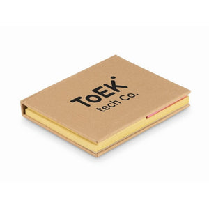 RECYCLO - Beige - UFFICIO - Midocean - Desk Items, Office, Set Memo Pad Cartone Riciclato Mo7173