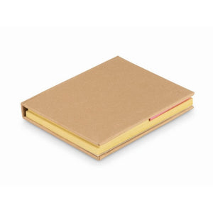 RECYCLO - Beige - UFFICIO - Midocean - Desk Items, Office, Set Memo Pad Cartone Riciclato Mo7173