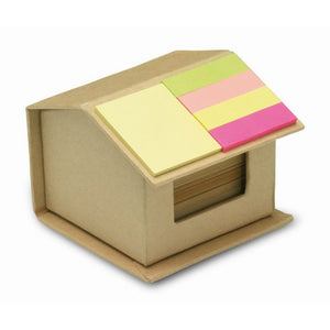 RECYCLOPAD - Beige - UFFICIO - Midocean - Desk Items, Office, Set Memo E Adesivi Colorati Mo7304