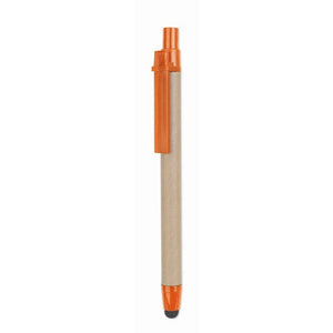 RECYTOUCH - arancia - SCRIVERE - Midocean - Pen, Penna Automatica In Cartone Mo8089, Writing
