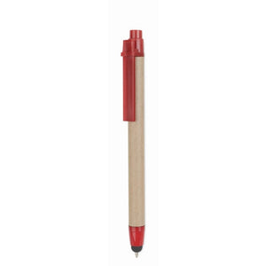 RECYTOUCH - rosso - SCRIVERE - Midocean - Pen, Penna Automatica In Cartone Mo8089, Writing