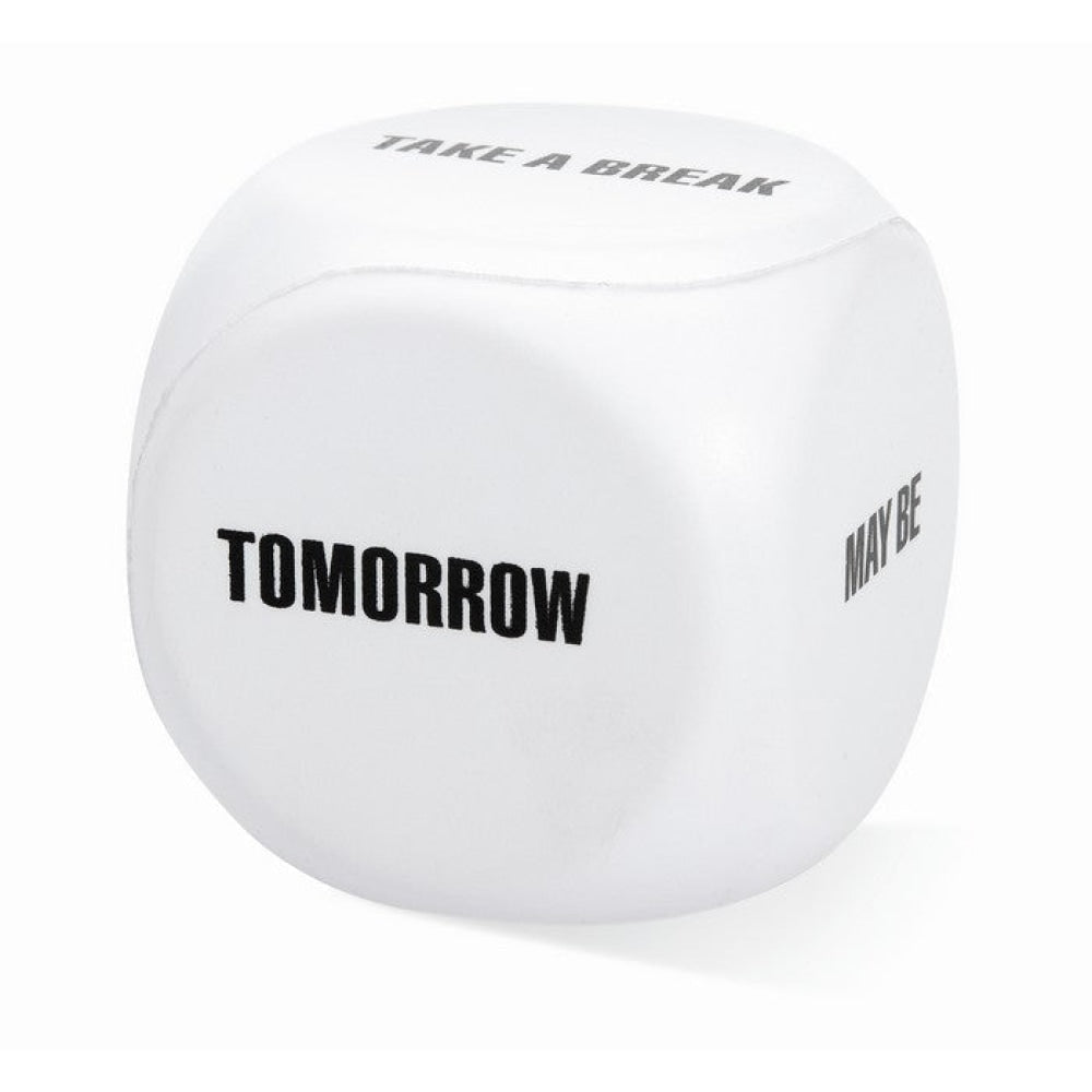 RELICUP - bianco - TEMPO LIBERO - Midocean - Antistress, Antistress Ã¢â‚¬â„¢dadoÃ¢â‚¬â„¢ In Pu Kc2720, Leisure