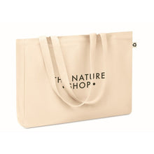 Carica l&#39;immagine nel visualizzatore di Gallery, RESPECT - Beige - BORSE E VIAGGIO - Midocean - Bags &amp; Travel, Borsa In Tela Riciclata 280 Gr/mo6379, Shopping Bag
