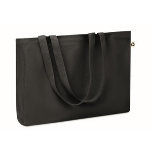 RESPECT COLOURED - Nero - BORSE E VIAGGIO - Midocean - Bags & Travel, Borsa In Tela Riciclata 280 Gr/mo6380, Shopping Bag