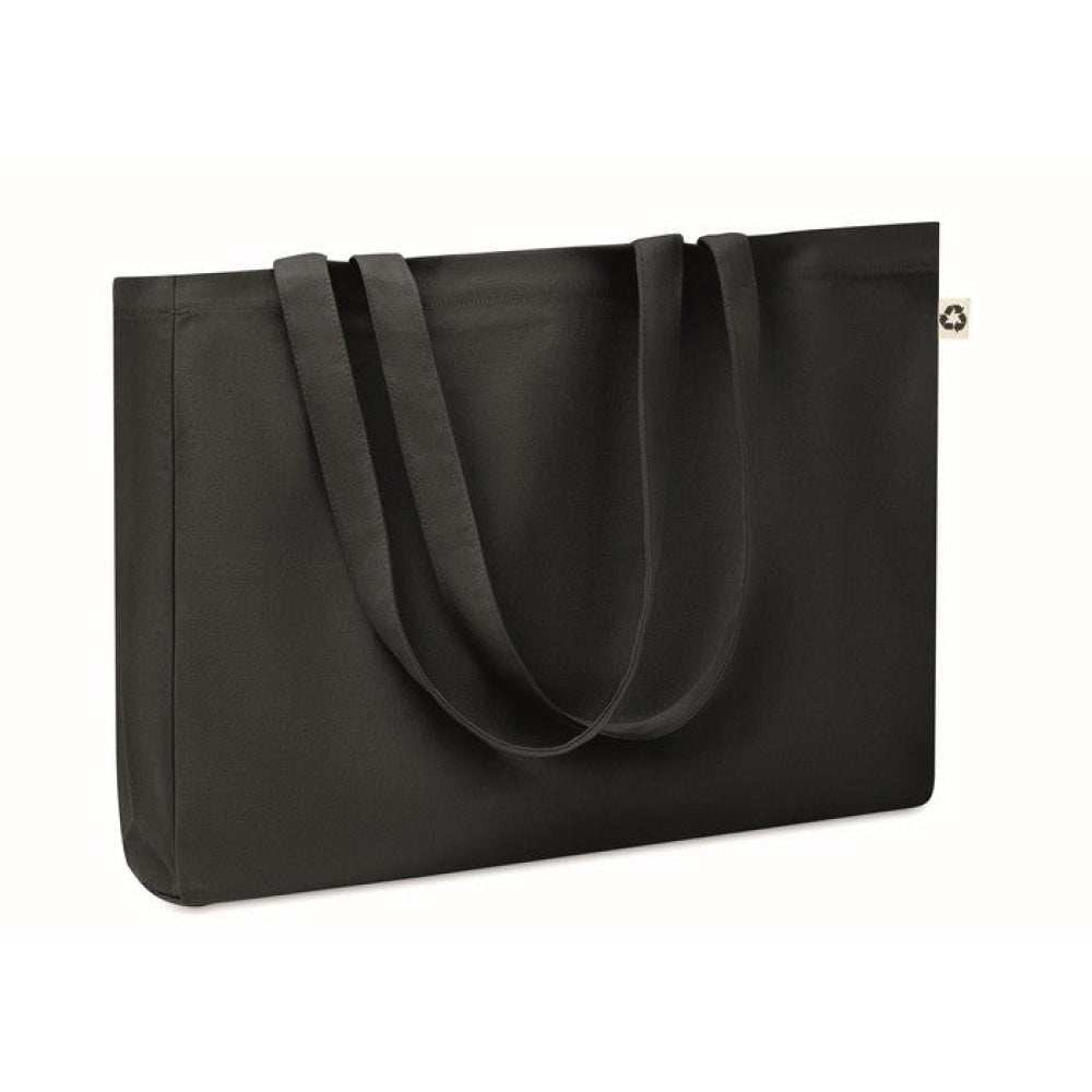 RESPECT COLOURED - Nero - BORSE E VIAGGIO - Midocean - Bags & Travel, Borsa In Tela Riciclata 280 Gr/mo6380, Shopping Bag