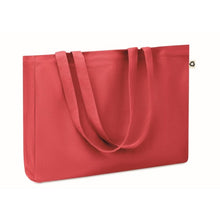 Carica l&#39;immagine nel visualizzatore di Gallery, RESPECT COLOURED - rosso - BORSE E VIAGGIO - Midocean - Bags &amp; Travel, Borsa In Tela Riciclata 280 Gr/mo6380, Shopping Bag