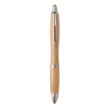 Carica l&#39;immagine nel visualizzatore di Gallery, RIO BAMBOO - Argento opaco - SCRIVERE - Midocean - Pen, Penna A Sfera In Abs E Bamboo Mo9485, Writing