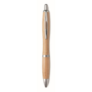 RIO BAMBOO - Argento opaco - SCRIVERE - Midocean - Pen, Penna A Sfera In Abs E Bamboo Mo9485, Writing