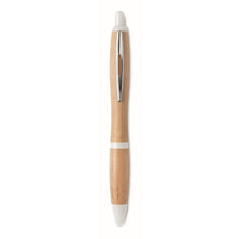 Carica l&#39;immagine nel visualizzatore di Gallery, RIO BAMBOO - bianco - SCRIVERE - Midocean - Pen, Penna A Sfera In Abs E Bamboo Mo9485, Writing