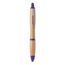 Carica l&#39;immagine nel visualizzatore di Gallery, RIO BAMBOO - Blu Reale - SCRIVERE - Midocean - Pen, Penna A Sfera In Abs E Bamboo Mo9485, Writing