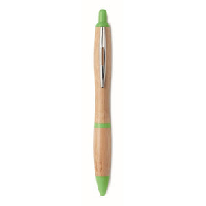 RIO BAMBOO - Lime - SCRIVERE - Midocean - Pen, Penna A Sfera In Abs E Bamboo Mo9485, Writing