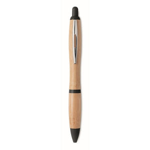 RIO BAMBOO - Nero - SCRIVERE - Midocean - Pen, Penna A Sfera In Abs E Bamboo Mo9485, Writing