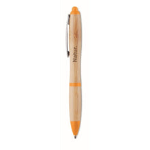 Carica l&#39;immagine nel visualizzatore di Gallery, RIO BAMBOO - SCRIVERE - Midocean - Pen, Penna A Sfera In Abs E Bamboo Mo9485, Writing