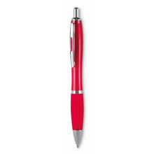 Carica l&#39;immagine nel visualizzatore di Gallery, RIOCOLOUR - Rosso trasparente - SCRIVERE - Midocean - Pen, Penna A Sfera Colorata Rio Mo3314, Writing