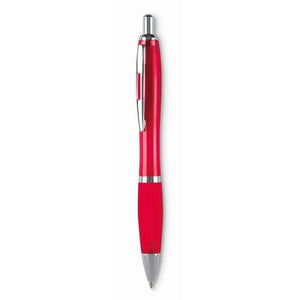 RIOCOLOUR - Rosso trasparente - SCRIVERE - Midocean - Pen, Penna A Sfera Colorata Rio Mo3314, Writing