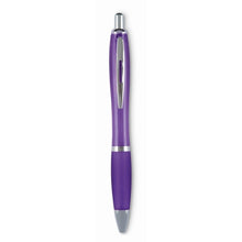 Carica l&#39;immagine nel visualizzatore di Gallery, RIOCOLOUR - Viola trasparente - SCRIVERE - Midocean - Pen, Penna A Sfera Colorata Rio Mo3314, Writing