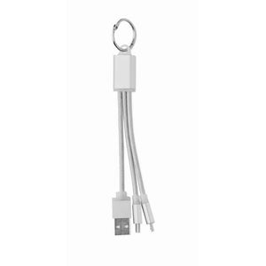 RIZO - Argento - UFFICIO - Midocean - Cavo Con 3 Connettori Mo9292, Office, Telephone / Accessor