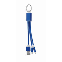 Carica l&#39;immagine nel visualizzatore di Gallery, RIZO - Blu Reale - UFFICIO - Midocean - Cavo Con 3 Connettori Mo9292, Office, Telephone / Accessor