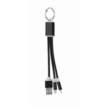 Carica l&#39;immagine nel visualizzatore di Gallery, RIZO - Nero - UFFICIO - Midocean - Cavo Con 3 Connettori Mo9292, Office, Telephone / Accessor