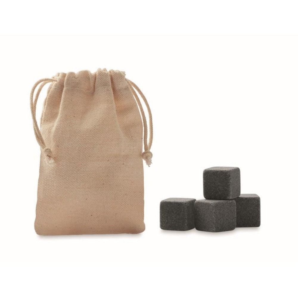 ROCKS - Beige - CASA E VIVERE - Midocean - 4 Cubetti Di Ghiaccio Mo9943, Home & Living, Wine Accesories