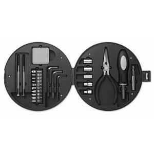 RUEDA TOOL - Nero - STRUMENTI E LUCI - Midocean - Bricolage, Set Attrezzi 25 Pezzi Mo8471, Tools & Lights