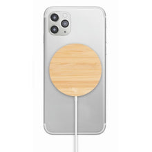 Carica l&#39;immagine nel visualizzatore di Gallery, RUNDO MAG - Legna - UFFICIO - Midocean - Caricatore Wireless Magnetico Mo6266, Office, Telephone / Accessor