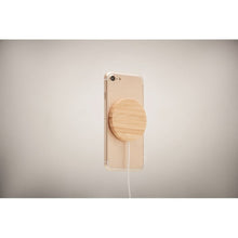 Carica l&#39;immagine nel visualizzatore di Gallery, RUNDO MAG - Legna - UFFICIO - Midocean - Caricatore Wireless Magnetico Mo6266, Office, Telephone / Accessor