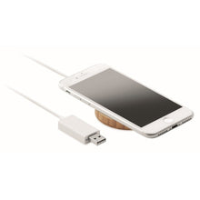 Carica l&#39;immagine nel visualizzatore di Gallery, RUNDO MAG - Legna - UFFICIO - Midocean - Caricatore Wireless Magnetico Mo6266, Office, Telephone / Accessor
