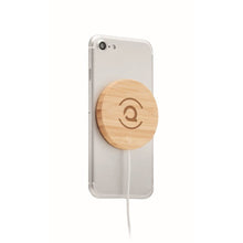 Carica l&#39;immagine nel visualizzatore di Gallery, RUNDO MAG - Legna - UFFICIO - Midocean - Caricatore Wireless Magnetico Mo6266, Office, Telephone / Accessor
