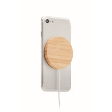 Carica l&#39;immagine nel visualizzatore di Gallery, RUNDO MAG - Legna - UFFICIO - Midocean - Caricatore Wireless Magnetico Mo6266, Office, Telephone / Accessor