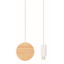 Carica l&#39;immagine nel visualizzatore di Gallery, RUNDO MAG - Legna - UFFICIO - Midocean - Caricatore Wireless Magnetico Mo6266, Office, Telephone / Accessor