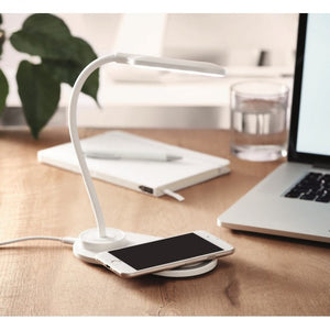 SATURN - bianco - UFFICIO - Midocean - Books Accessories, Luce Da Tavolo E Caricatore 10wmo6349, Office